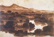 Claude Lorrain View from Monte Mario (mk17) oil painting on canvas
